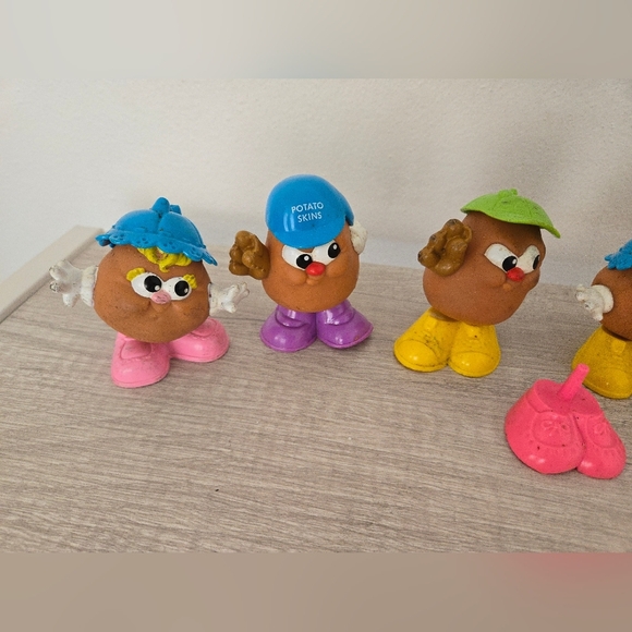 Mr Potato Head Spud Kids Figures Vintage 1980 Lot of 6 Hasbro & Playskool Toys - Picture 4 of 8